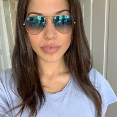 Sunglasses Aviator 3025 001/3f Light Blue Gradient Lenses-Ray Ban Standard Size
