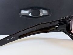OAKLEY PIT BOSS 03-304 POLISHED BLACK GUNMETAL VR28 IRIDIUM POLARIZED SUNGLASSES
