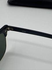 Vintage B L Ray Ban Club master W0365 Black Gold Made In USA