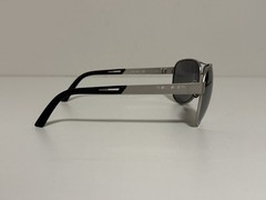 Revision Military Alphawing Aviator Sunglasses Silver Stainless Steel 59-13-125