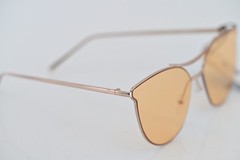 Cat Eye Celebrity ,,Fashion, Yellow Sunglasses 1151