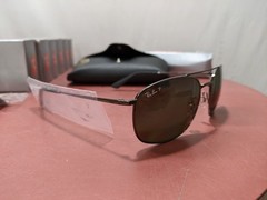 Ray-Ban RB3654 004/9A 60 145 Unisex Sunglasses Gunmetal Green