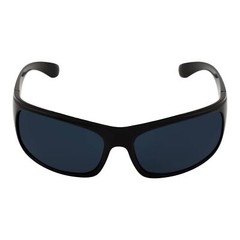 MACHADO – Modern Rectangle Sports Wraparound Sunglasses Gloss Black Dark Smoke