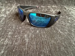 Oakley sunglasses Gascan steel Black frame Prizm Blue Polarized lens OO9096-01