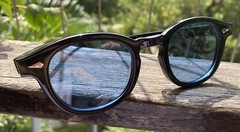 New Blue Polarized Sunglasses Men’s Black Glasses Johnny Depp Blue Sunglasses