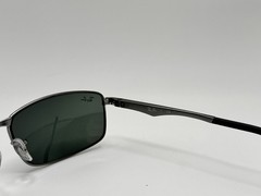 Ray Ban RB3498 004/71 Gunmetal/Green G-15 Lens Sunglasses Italy READ DISCR