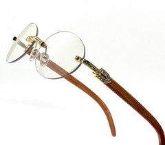 Diamond buffs sunglasses men’s women’s LUXURY glasses retro Gold buff’s vvs Ice
