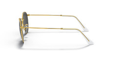 Ray-Ban Round Metal Polarized Gold Black 50 mm Sunglasses RB3447 919648 50-21
