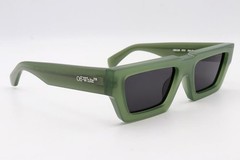 Off-White Manchester OERI129 Eyeglasses Olive Green 5707 Authentic 54mm