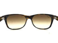Ray-Ban Sunglasses RB2132 NEW WAYFARER 710/51 Light Havana with Brown Grad 55 mm