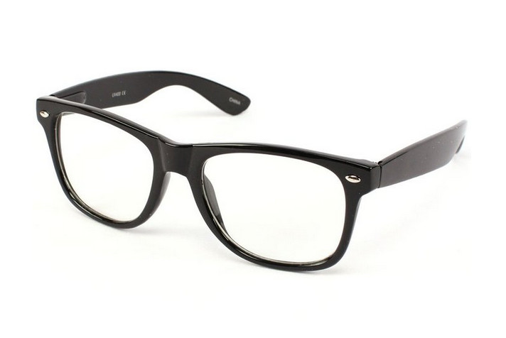 Fashion Retro Unisex Mens Womens Clear Lens Glasses Square Sun Nerd Geek Eyewear