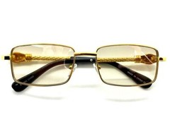 Classy Elegant Sophisticated Modern Hip Hop Rapper SUN GLASSES Gold Metal Frame