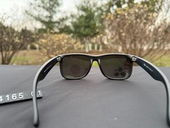 RAY-BAN RB4165 Justin Sunglasses Black Frame Polarized Grey Lens