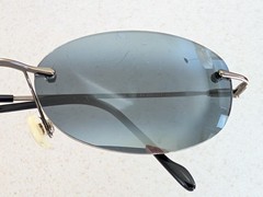 Maui Jim Sport Kailua MJ 453-02 Gunmetal Grey Polarized Rimless Wire Sunglasses