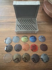 Oakley RX X Metal Vault Vintage 16 Unit Case With Sample Lens Pucks