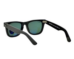 Ray-Ban RB2140 Original Wayfarer Black Frame Polarized Green Lenses 50mm Unisex