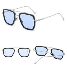 High Quality Iron Man Tony Stark Fishing Sunglasses Square Outdoor Sport Fishin