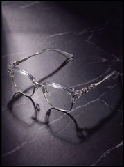 Luxury Gothic Eyeglass Frames Retro Clear Half Rim Cross Men Women Eyewear Glass