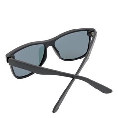 PRIME TIME – Polarized Flat Modern Lens Sunglasses Matte Black Dark Smoke