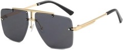 Men’s SUNGLASSES DESIGNER OVERSIZE SQUARE RETRO GOLD FRAME WOMEN STYLE SHADES