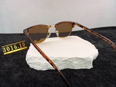 Ray-Ban RB3016 Clubmaster Tortoiseshell Frame Brown Lens Sunglasses