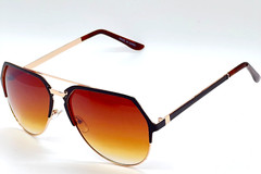 Retro Gold Aviator Sunglasses for Women Men, 2025 Metal Oversized 70s Vintage