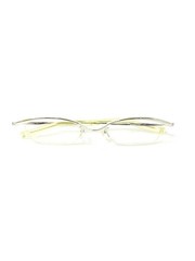 999.9 Four Nines S-207T Glasses Silver Square Titanium Frame Half Rim
