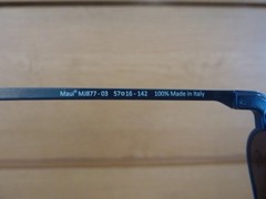 Maui Jim Mano Sunglasses B877-03 Dark Navy w/ Silver Blue Hawaii Lens – PRISTINE