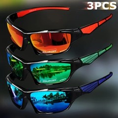 New 2025 Polarized Vertex Men AntiGlare Fishing Cycling Driving Sport Sunglasses