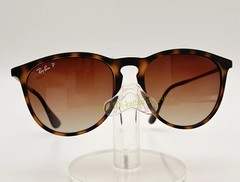 RB4171 Ray-Ban Erika Polarized Sunglasses Tortoise Frame Brown Gradient 54mm