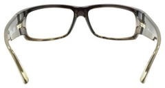 Maui Jim MJ266-01 World Cup Sunglasses Wrap Chocolate Stripe Fade FRAME ONLY