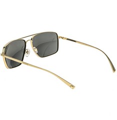 VERSACE VE2216 GRECA Medusa 2216 Gold Silver Mirror Polarized Aviator Sunglasses