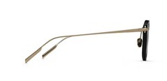 NEW Maui Jim Alika Sunglasses Black Gold Neutral Grey Polarized Proof Purchase