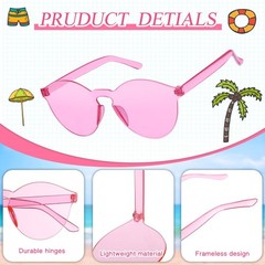 TOODOO 6 Pairs Large, Orange, Pink, Light Yellow, Dark Blue, Purple and Green