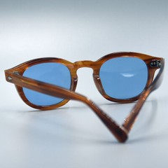 2026 MEN’S dark blonde glasses blue polarized sunglasses Johnny Depp glasses