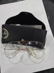 Ray-Ban Aviator RB3025 Clear Evolve Gold Photochromic Sunglasses