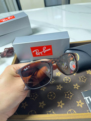 Ray-Ban RB4187 Tortoise Frame Brown Lens Square Sunglasses