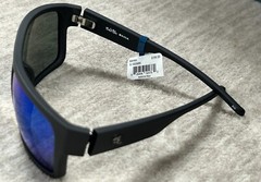 Salt Life Bahia Matte Black Mirror Blue Lens MSRP $189 Live Salty Saltlife Nwt