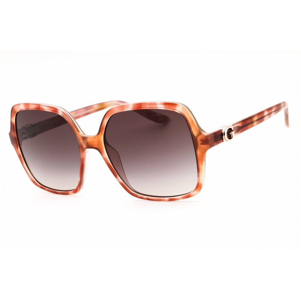 Guess Unisex Sunglasses Light Brown Injected Propionate Full Rim GU00190 47F