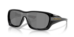 OAKLEY DE LA SALLE SUNGLASSES OO9493-0130 POLISHED BLACK W/ PRIZM BLACK LENS