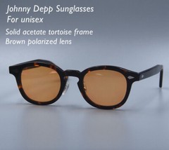 Brand New sunglasses Tortoise glasses Men’s light orange sunglasses Johnny Depp