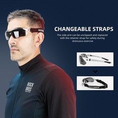 Photochromic Pickleball Glasses UV400 Sports Sunglasses for Men & Women, Interch
