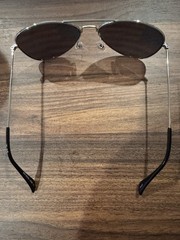 USA Glasses American Flag Aviator Sunglasses silver patriotic United States