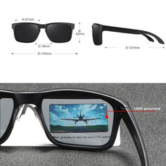 Oakley Holbrook Sunglasses Matte Black Frame | Fire Red Polarized Lens NEW