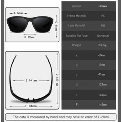 Polarized Sports Sunglasses Driving Cycling Fishing Sun Glasses UV Protection