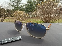 Ray-Ban RB3362 Aviator Sunglasses Gold Frame with Gradient Blue-Grey Lenses