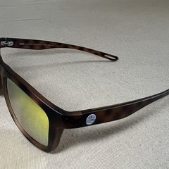 Sunski Headland Tortoise Frame Yellow Mirrored Square Lightweight Sunglasses