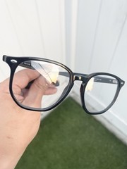 New Ray Ban RB4306 4306 Black Clear Lens Size 54/19