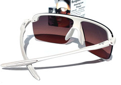 Maui Jim PALULU Metallic Matte Platinum POLARIZED HCL Bronze Sunglass HS680-05