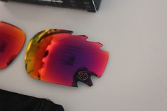 NEW GENUINE OAKLEY RACING JACKET/JAWBONE 30 YR POSITIVE +RED IRIDIUM LENSES